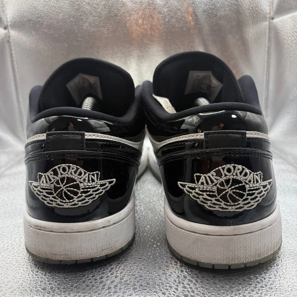 Size 11 Jordan 1 Low SE Concord White Black Mens Lace-Up Shoes DV1309-100